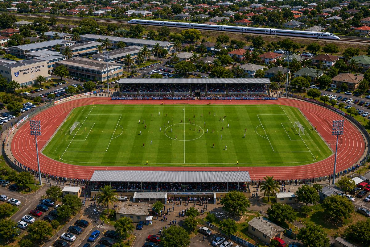 Thorpe St Martin ground